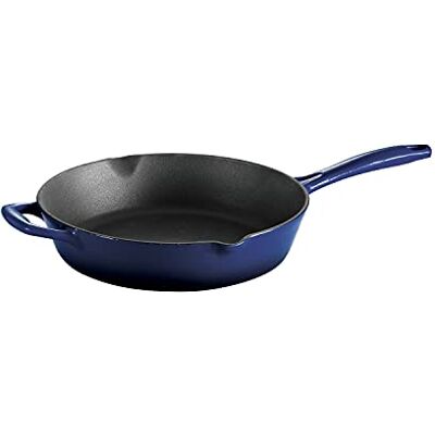 Tramontina Sartén de Hierro Fundido Esmaltado sin Tapa Azul Bestow 25 cm 2,3L Tramontina Sartén de Hierro Fundido Esmaltado sin Tapa Azul Bestow 25 cm 2,3L