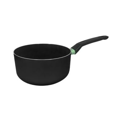 Fackelmann cacerola 20 cm, antiadherente, revestimiento cerámico, sin PFAS, inducción, Aluminio, Negro, Verde, 20 cm Fackelmann cacerola 20 cm, antiadherente, revestimiento cerámico, sin PFAS, inducción, Aluminio, Negro, Verde, 20 cm