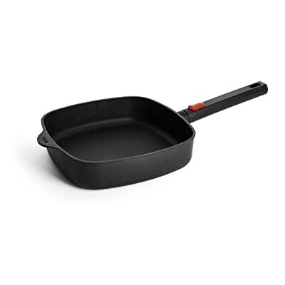 Woll Diamond Logic XR Sartén cuadrada de hierro fundido para inducción, 24 x 24 cm, 6 cm de alto, con mango extraíble, apta para todo tipo de fuegos, aluminio fundido, revestimiento antiadherente Woll Diamond Logic XR Sartén cuadrada de hierro fundido para inducción, 24 x 24 cm, 6 cm de alto, con mango extraíble, apta para todo tipo de fuegos, aluminio fundido, revestimiento antiadherente