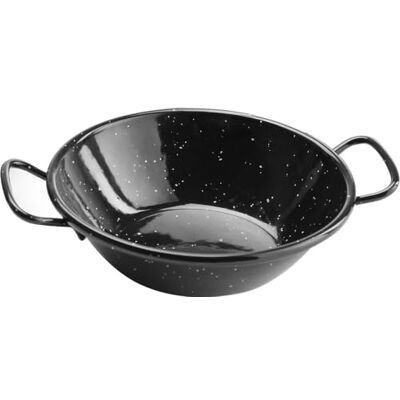 HENDI Paellera esmaltada, modelo hondo, para cocinar y servir, apta para varias fuentes de calor, excepto cocina de inducción, apta para el lavavajillas, diámetro 145x(h)40mm, chapa de acero esmaltado HENDI Paellera esmaltada, modelo hondo, para cocinar y servir, apta para varias fuentes de calor, excepto cocina de inducción, apta para el lavavajillas, diámetro 145x(h)40mm, chapa de acero esmaltado