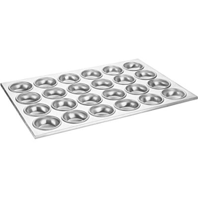 VOGUE aluminio bandeja para magdalenas, 24 taza de agujero, tamaño 80 mm x 35 mm VOGUE aluminio bandeja para magdalenas, 24 taza de agujero, tamaño 80 mm x 35 mm