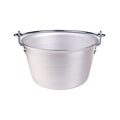 Pentole Agnelli - Paiolo - Alu 3mm - 22cm - Olla de polenta Pentole Agnelli - Paiolo - Alu 3mm - 22cm - Olla de polenta