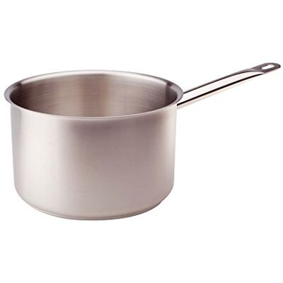 Baldassare Agnelli Pentole Agnelli, COIX3105E24, Cacerola Alta con 1 Mango, Acero Inoxidable, Plata Baldassare Agnelli Pentole Agnelli, COIX3105E24, Cacerola Alta con 1 Mango, Acero Inoxidable, Plata
