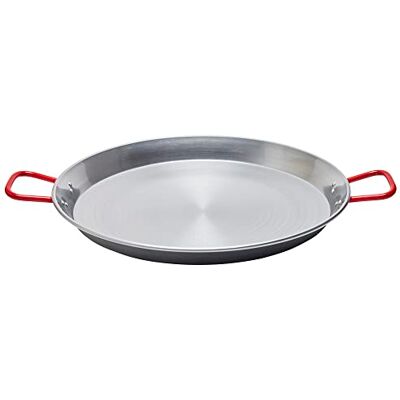 Garcima LA IDEAL Paellera valenciana para 16 personas, 55 cm, Gris Garcima LA IDEAL Paellera valenciana para 16 personas, 55 cm, Gris