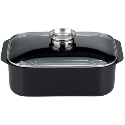 ELO 82662 Fuente para asar en cocina de inducción, 40 x 25 cm, color negro ELO 82662 Fuente para asar en cocina de inducción, 40 x 25 cm, color negro