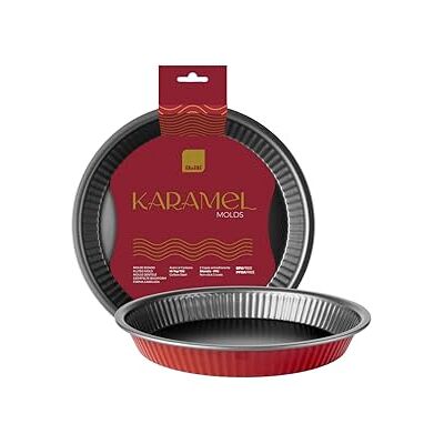 IBILI Molde Rizado Karamel 28 Cm, Acero al Carbono IBILI Molde Rizado Karamel 28 Cm, Acero al Carbono
