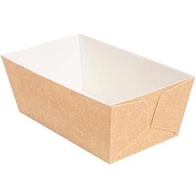Garcia de Pou García de Pou 300 Unidades Moldes Cocción Pastelería 230 G/M2 11,5X6,5X5 Cm Natural Kraft Garcia de Pou García de Pou 300 Unidades Moldes Cocción Pastelería 230 G/M2 11,5X6,5X5 Cm Natural Kraft