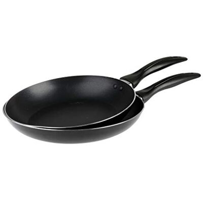 Crealys Juego de 2 sartenes de aluminio Crealys Juego de 2 sartenes de aluminio