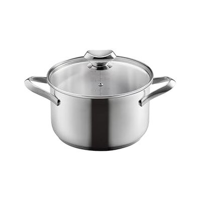Metaltex ICONA Cacerola Alta Acero Inoxidable. Diámetro Superior 20CM. Capacidad 3,6 Litros Metaltex ICONA Cacerola Alta Acero Inoxidable. Diámetro Superior 20CM. Capacidad 3,6 Litros