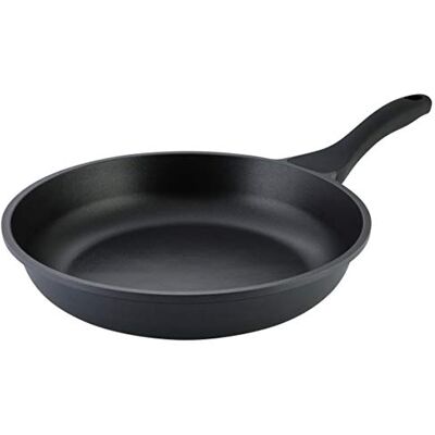 axentia Sartén de Aluminio Fundido Blackline con Asa, Sartén Antiadherente para Todo Tipo de Cocina, Ø aprox. 28 cm, Negro axentia Sartén de Aluminio Fundido Blackline con Asa, Sartén Antiadherente para Todo Tipo de Cocina, Ø aprox. 28 cm, Negro