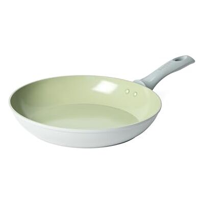 Salter Earth Sartén de 28cm Revestimiento Cerámico Antiadherente Saludable, Sin PFAS, Para Inducción, Aluminio, Para Huevos, Fácil Limpieza, Sin PFOA/PTFE, Mango que no Calienta, Verde/Gris Salter Earth Sartén de 28cm Revestimiento Cerámico Antiadherente Saludable, Sin PFAS, Para Inducción, Aluminio, Para Huevos, Fácil Limpieza, Sin PFOA/PTFE, Mango que no Calienta, Verde/Gris