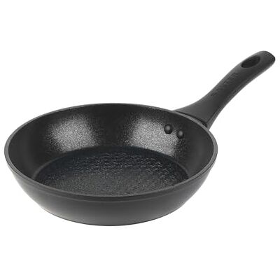 Salter Sartén Geo Hex, aluminio forjado, 5 veces resistente, antiadherente, patrón hexagonal, apta para lavavajillas, adecuada para todo tipo de placas, incluso de inducción, 20 cm, negra Salter Sartén Geo Hex, aluminio forjado, 5 veces resistente, antiadherente, patrón hexagonal, apta para lavavajillas, adecuada para todo tipo de placas, incluso de inducción, 20 cm, negra