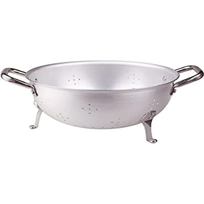 Baldassare Agnelli Ollas Agnelli pcmx01520 Colador a 3 pies Aluminio con 2 Asas Acero Inoxidable, 20 cm Baldassare Agnelli Ollas Agnelli pcmx01520 Colador a 3 pies Aluminio con 2 Asas Acero Inoxidable, 20 cm