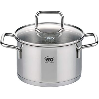 ELO Fleischtopf Citrin 16 cm Olla para Carne, Acero Inoxidable ELO Fleischtopf Citrin 16 cm Olla para Carne, Acero Inoxidable