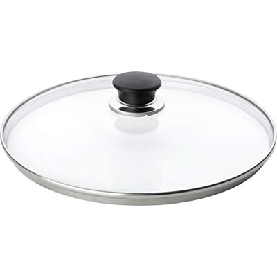 Ballarini Salento Tapa de Cristal con válvula, Transparente, 20 cm de diámetro Ballarini Salento Tapa de Cristal con válvula, Transparente, 20 cm de diámetro