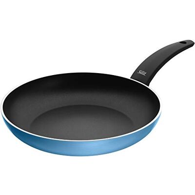 Silit Belluna Sartén para inducción (28 cm, revestimiento de aluminio, mango de plástico, para asar, color azul Silit Belluna Sartén para inducción (28 cm, revestimiento de aluminio, mango de plástico, para asar, color azul