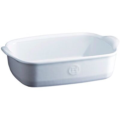 Emile Henry Plato Individual de cerámica para Horno, cerámica, harina, 22 x 14 x 6 cm Emile Henry Plato Individual de cerámica para Horno, cerámica, harina, 22 x 14 x 6 cm