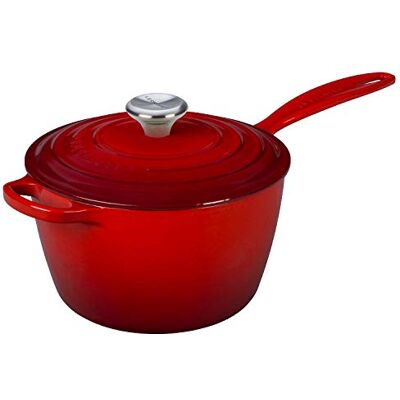 Le Creuset Signature Cerise Cazo de Hierro Fundido 20cm - Cazo Le Creuset Signature Cerise Cazo de Hierro Fundido 20cm - Cazo