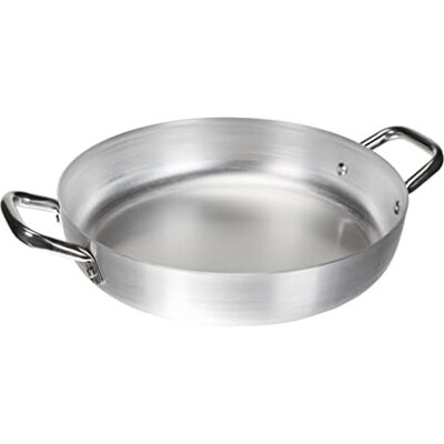 Baldassare Agnelli - Pentole Agnelli Cazuela de Aluminio INOX con 2 Asas Baldassare Agnelli - Pentole Agnelli Cazuela de Aluminio INOX con 2 Asas