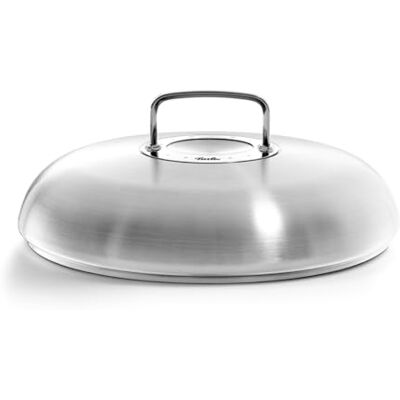Fissler Original-Profi Collection Tapa alta de acero inoxidable, redonda, diámetro de 24 cm, para ollas, sartenes y sartenes de servir, inducción Fissler Original-Profi Collection Tapa alta de acero inoxidable, redonda, diámetro de 24 cm, para ollas, sartenes y sartenes de servir, inducción
