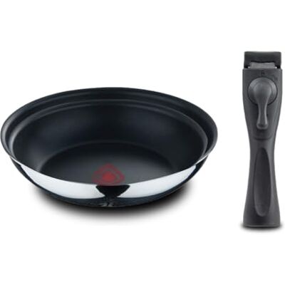 Bergner Set 3 Pzs Sartenes 24+26 cm con Mango Desmontable Acero Inoxidable Revestimiento Antiadherente ILAG Essential Heatdot Technology, 24 cm 26 cm Bergner Set 3 Pzs Sartenes 24+26 cm con Mango Desmontable Acero Inoxidable Revestimiento Antiadherente ILAG Essential Heatdot Technology, 24 cm 26 cm
