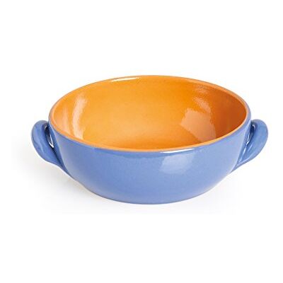 Excelsa Sabores Antiguos Cazuela, Cerámica, Azul Claro, 18 cm Excelsa Sabores Antiguos Cazuela, Cerámica, Azul Claro, 18 cm