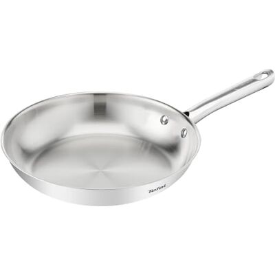 Tefal Duetto On Sartén de 28 cm, Acero inoxidable, Cocción rápida y uniforme, Apto inducción, Mango ergonómico, 10 años de garantía, Resultados crujientes Tefal Duetto On Sartén de 28 cm, Acero inoxidable, Cocción rápida y uniforme, Apto inducción, Mango ergonómico, 10 años de garantía, Resultados crujientes
