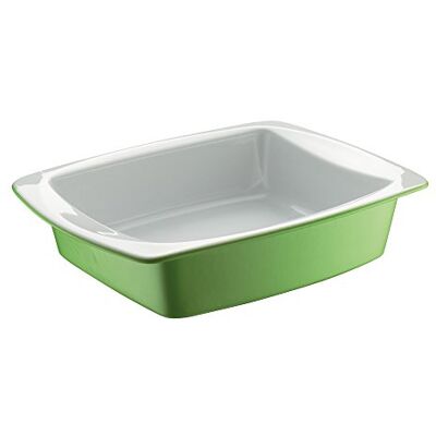 Berndes Molde para Horno, con Revestimiento de cerámica, Verde, 32 x 25 cmhellgrün/weiß Berndes Molde para Horno, con Revestimiento de cerámica, Verde, 32 x 25 cmhellgrün/weiß