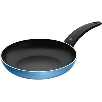 Silit Belluna Sartén de inducción (24 cm, aluminio revestido, mango de plástico), color azul Silit Belluna Sartén de inducción (24 cm, aluminio revestido, mango de plástico), color azul