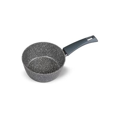 Zanetti Cacerola antiadherente de 16 cm DURAPIETRA, apta para todos los tipos de cocina, incluida inducción, revestimiento alto espesor, diámetro 16 cm Zanetti Cacerola antiadherente de 16 cm DURAPIETRA, apta para todos los tipos de cocina, incluida inducción, revestimiento alto espesor, diámetro 16 cm