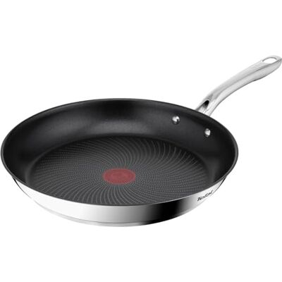 Tefal Infinite H81507 Sartén de inducción (30 cm, antiadherente, señal térmica a temperatura ideal, fácil limpieza, apta para todo tipo de fuegos, acero inoxidable) Tefal Infinite H81507 Sartén de inducción (30 cm, antiadherente, señal térmica a temperatura ideal, fácil limpieza, apta para todo tipo de fuegos, acero inoxidable)