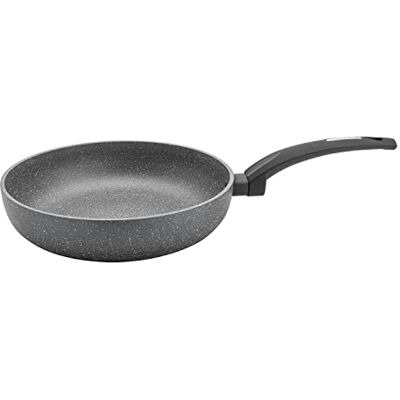 Florina Sartén de aluminio LAVA STONE 26 cm de diámetro honda universal con revestimiento antiadherente Apta para cocina de inducción, de gas y eléctrica (Gris) Florina Sartén de aluminio LAVA STONE 26 cm de diámetro honda universal con revestimiento antiadherente Apta para cocina de inducción, de gas y eléctrica (Gris)