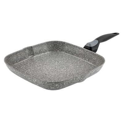 Barazzoni , Línea Induction Easy Plus, Grill 28 x 28 cm, mango desmontable, fabricado en Italia Barazzoni , Línea Induction Easy Plus, Grill 28 x 28 cm, mango desmontable, fabricado en Italia
