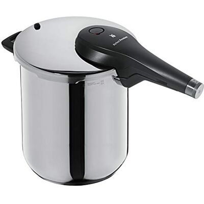 WMF Premium Olla Rápida Ø 22 cm de Diámetro de 8 litros y Medio, con Protección contra Llamas, Acero Inoxidable Cromargan Apta para Inducción WMF Premium Olla Rápida Ø 22 cm de Diámetro de 8 litros y Medio, con Protección contra Llamas, Acero Inoxidable Cromargan Apta para Inducción
