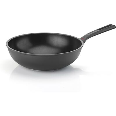 Guzzini Cook&Plus, Wok, Wok-Salteador pasta Ø28 cm Negro 288263 Guzzini Cook&Plus, Wok, Wok-Salteador pasta Ø28 cm Negro 288263