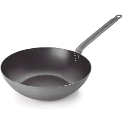 LACOR Wok Ferrum, Wok Hierro 100% Natural con Antiadherente Tri-Capa, Libre de PFOA, Mango Ergonómico, Apto para Todo Tipo de Cocinas, Alta Conductividad Térmica, Ø32 cm, Espesor 2 mm LACOR Wok Ferrum, Wok Hierro 100% Natural con Antiadherente Tri-Capa, Libre de PFOA, Mango Ergonómico, Apto para Todo Tipo de Cocinas, Alta Conductividad Térmica, Ø32 cm, Espesor 2 mm