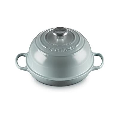 LE CREUSET Horno para pan de hierro fundido Signature, 24 cm, Sea Salt LE CREUSET Horno para pan de hierro fundido Signature, 24 cm, Sea Salt