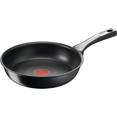 Tefal Unlimited On Sartén de 28 cm, Apto inducción, antiadherente, revestimiento titanio, Thermo-signal, apto lavavajillas y horno, acero inoxidable Tefal Unlimited On Sartén de 28 cm, Apto inducción, antiadherente, revestimiento titanio, Thermo-signal, apto lavavajillas y horno, acero inoxidable