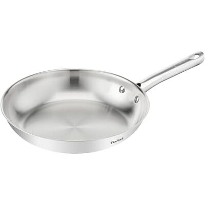 Tefal Duetto On Sartén de 24 cm, Acero inoxidable, Cocción rápida y uniforme, Apto inducción, Mango ergonómico, 10 años de garantía, Resultados crujientes Tefal Duetto On Sartén de 24 cm, Acero inoxidable, Cocción rápida y uniforme, Apto inducción, Mango ergonómico, 10 años de garantía, Resultados crujientes