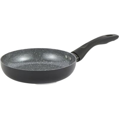 PROGRESS Sartén de cerámica de mármol de 24 cm – Sartén antiadherente de omelette/huevo con revestimiento de cerámica de mármol metálico, apto para inducción, aluminio prensado ligero PROGRESS Sartén de cerámica de mármol de 24 cm – Sartén antiadherente de omelette/huevo con revestimiento de cerámica de mármol metálico, apto para inducción, aluminio prensado ligero