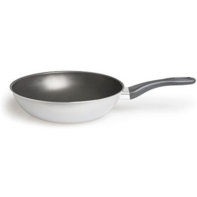 Excelsa Amica Wok, 28 cm, Aluminio, Gris Excelsa Amica Wok, 28 cm, Aluminio, Gris