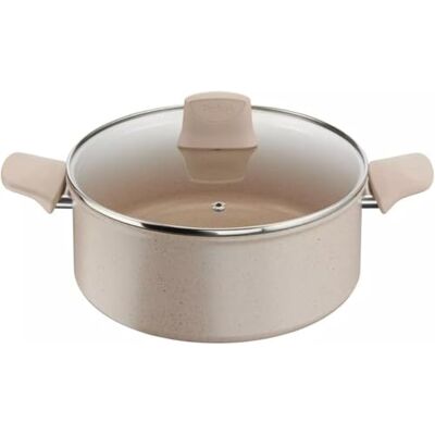 Tefal Delight Horno holandés de 24 cm, revestimiento antiadherente seguro, indicador de temperatura, cuerpo de aluminio 100% reciclado, todas las fuentes de calor Tefal Delight Horno holandés de 24 cm, revestimiento antiadherente seguro, indicador de temperatura, cuerpo de aluminio 100% reciclado, todas las fuentes de calor