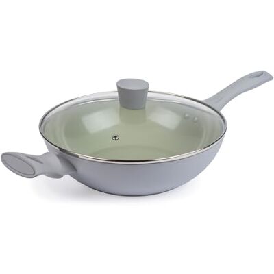 Salter Earth Wok 28 cm, antiadherente cerámico, inducción Salter Earth Wok 28 cm, antiadherente cerámico, inducción