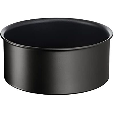 Tefal Ingenio Cacerola (16 cm, inducción, revestimiento antiadherente, indicador de inicio de cocción, apilable, apto para lavavajillas, fabricado en Francia, Eco Resist Tefal Ingenio Cacerola (16 cm, inducción, revestimiento antiadherente, indicador de inicio de cocción, apilable, apto para lavavajillas, fabricado en Francia, Eco Resist