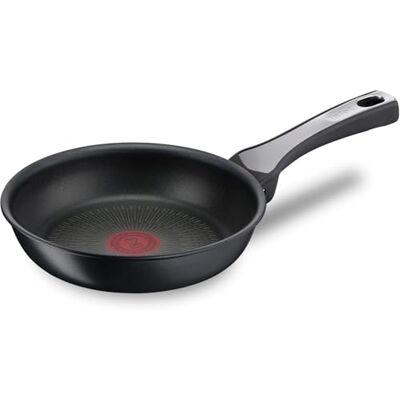Tefal Unlimited On Sartén de 20 cm, Apto inducción, antiadherente, revestimiento titanio, Thermo-signal, apto lavavajillas y horno, acero inoxidable Tefal Unlimited On Sartén de 20 cm, Apto inducción, antiadherente, revestimiento titanio, Thermo-signal, apto lavavajillas y horno, acero inoxidable