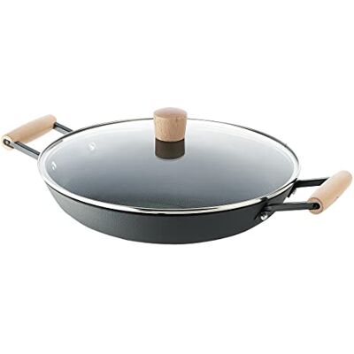 Rohe Germany John Sartén de Hierro Antiadherente Induccion con Tapa (30 cm) Rohe Germany John Sartén de Hierro Antiadherente Induccion con Tapa (30 cm)
