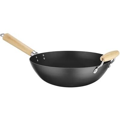 Hendi Wok con Asa de Madera - Juego de Ollas Hendi Wok con Asa de Madera - Juego de Ollas