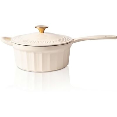 Römertopf Cacerola con tapa de hierro fundido con tapa de 22 cm – Cacerola con revestimiento esmaltado para todo tipo de fuegos, incluida inducción, apta para horno a 250 °C, para salsas risotto Römertopf Cacerola con tapa de hierro fundido con tapa de 22 cm – Cacerola con revestimiento esmaltado para todo tipo de fuegos, incluida inducción, apta para horno a 250 °C, para salsas risotto