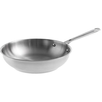 LACOR Sartén Acero Inoxidable 18/10 Cuisine, Sin Antiadherente, Mango Ergonómico, Fondo Full Induction, Apta para Inducción, Horno y Lavavajillas, Ø28cm, Altura 6.5 cm LACOR Sartén Acero Inoxidable 18/10 Cuisine, Sin Antiadherente, Mango Ergonómico, Fondo Full Induction, Apta para Inducción, Horno y Lavavajillas, Ø28cm, Altura 6.5 cm