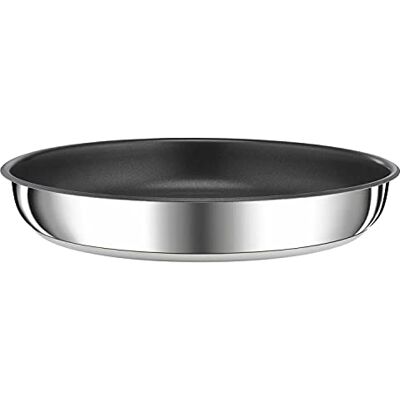 Tefal Ingenio Preference Sartén 22 cm, apilable, acero inoxidable, revestimiento antiadherente, inducción, versatilidad, ahorro de espacio, indicador de temperatura, fabricado en Francia Tefal Ingenio Preference Sartén 22 cm, apilable, acero inoxidable, revestimiento antiadherente, inducción, versatilidad, ahorro de espacio, indicador de temperatura, fabricado en Francia